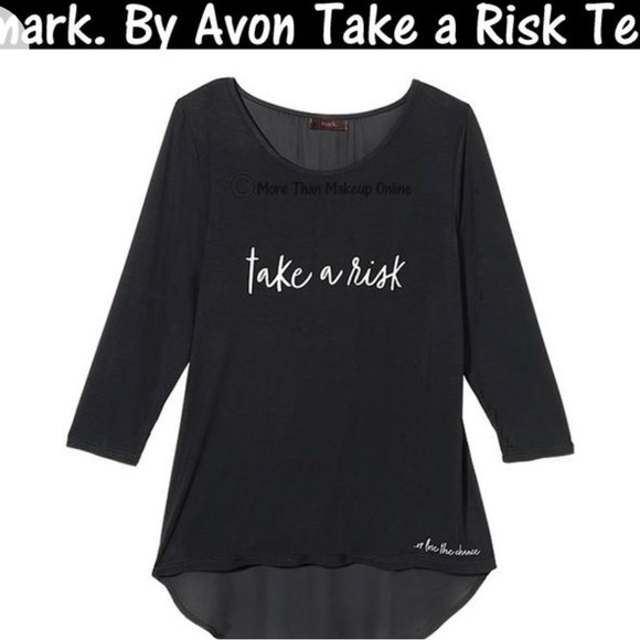 mark. By Avon Take a risk women’s tee’s - Picture 1 of 6